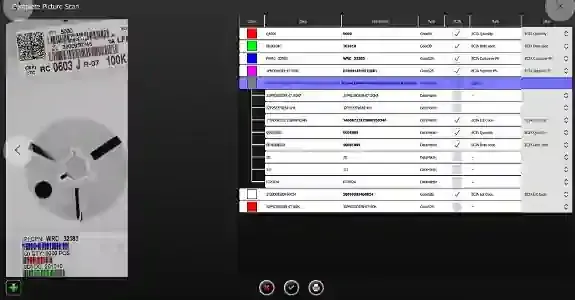 Reconnaissance des données des composants
Toutes les données des composants sont automatiquement reconnues et associées aux différents champs de la base de données.

Vidéo Système entrant Galileo