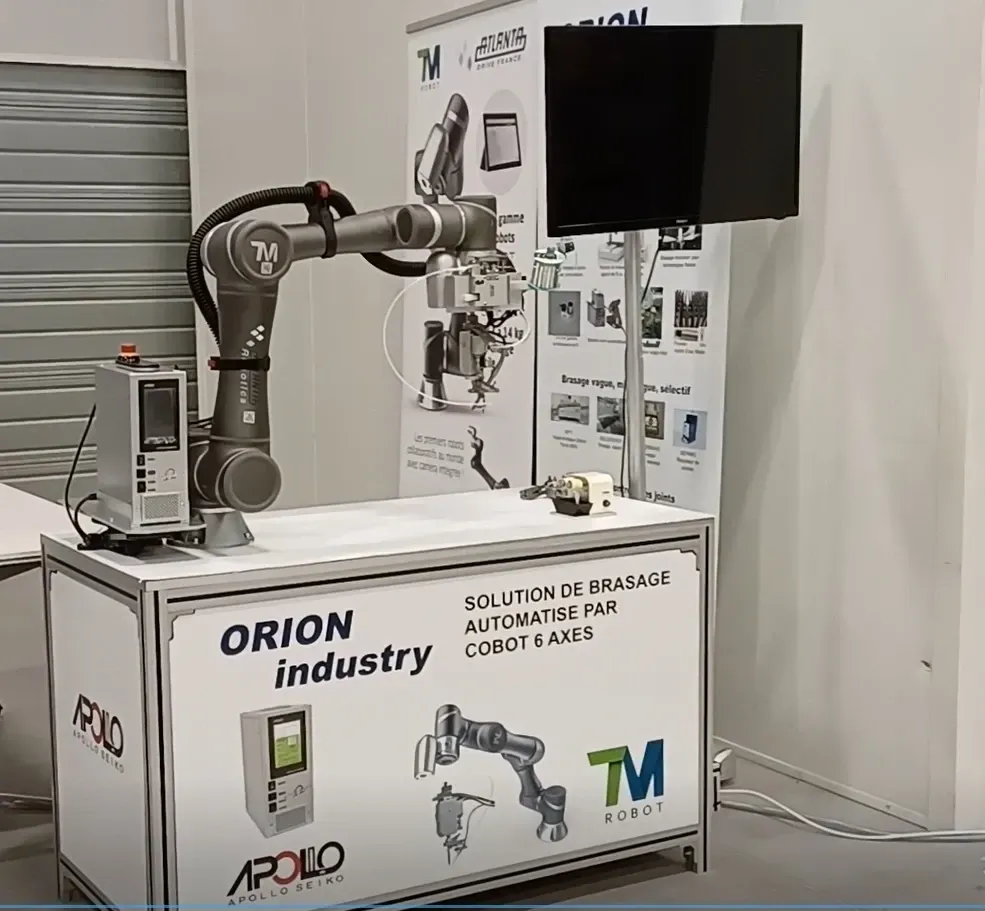 Présentation du module brasage au salon SEPEM d'Angers